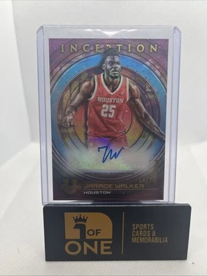 2023 Bowman U Inception - Auto #54/75 - Jarace Walker - Houston  - Image 1 of 2