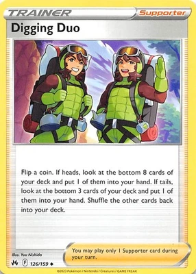 Digging Duo 126/159 Crown Zenith Pokemon 009446 - Image 1 of 2