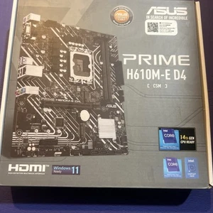 Asus Prime H610M-E D4-CSM Intel LGA 1700 Micro ATX DDR4 scheda madre - Foto 1 di 11