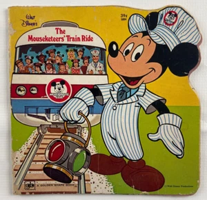 The Mouseketeers' Train Ride Mickey Mouse Club 1977 paperback book -missing page - Imagen 1 de 6