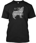 T-shirt loup A Girl Has No Costume fabriqué aux États-Unis taille S à 5XL
