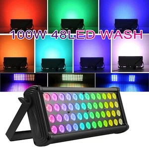 200W RGB LED Light Bar DJ Wall Wash Light DMX Stage Lighting Washer Party Show - Picture 1 of 16