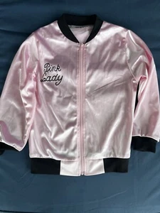 Girls Pink Lady Jacket Size XS Grease Halloween C5 - Picture 1 of 3