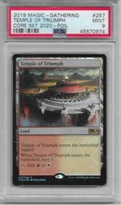PSA 9 MTG M20 Temple of Triumph FOIL RARE LAND  MAGIC THE GATHERING