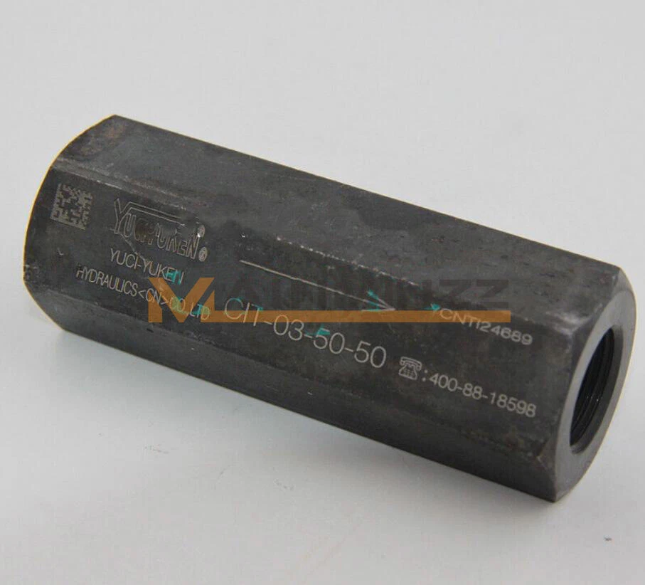 UNA NUEVA VÁLVULA DE RETENCIÓN RECTA YUKEN CIT-03-50-50 CIT035050 Foto 1 de 1