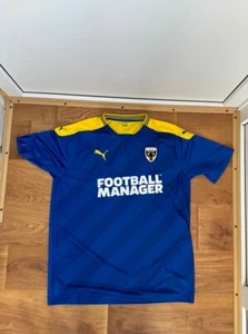 AFC Wimbledon 2020 2021 Home Football Shirt Soccer Jersey PUMA Size XL Mens Blue - Picture 1 of 5