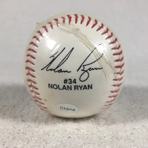 Souvenir Baseball - Nolan Ryan - Not Autographed Cover