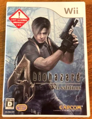 Nintendo Wii Resident Evil 4 Wii Edition (Biohazard 4) Japanese Tested Genuine - Image 1 of 3