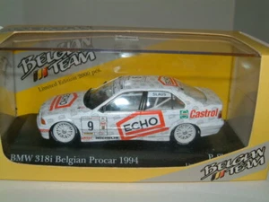 1/43 BMW 318i BELGA PROCAR 1994, #9 'P SLAUS', MINICHAMPS 2000 EDICIÓN LIMITADA - Imagen 1 de 1