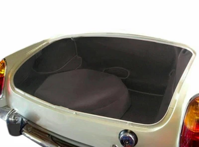 MGB Roadster 11 Piece, High Quality Boot Carpet Set in Black - UK  - Image 1 of 4
