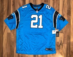New Mens Nike NFL Carolina Panthers Chinn #21 Football Jersey Blue Sz 3XL $130 - Picture 1 of 5