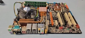 Asus P5W DH Deluxe ATX Motherboard with Intel Core 2 Quad Q9550 CPU and 4GB DDR2 - Picture 1 of 5