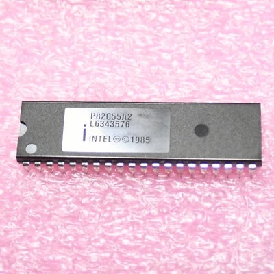 Controlador de interfaz periférica programable Intel P82C55A2 24 E/S PIC 8255 Foto 1 de 4