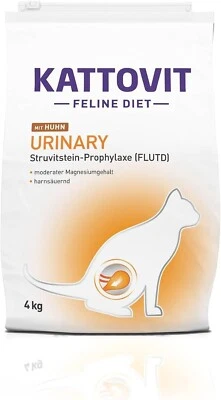 Kattovit Feline Diet Urinary Trockenfutter 4kg mit Huhn für Katzen Struvit - Bild 1 von 4