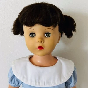 Vintage Doll 30" Effanbee ‘Mary Jane’ PlayPal Type Doll Flirty Eyes Adorable - Picture 1 of 7