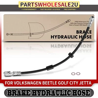 Nova mangueira hidráulica de freio dianteiro para Volkswagen Beetle Golf City Jetta Golf - Imagem 1 de 4