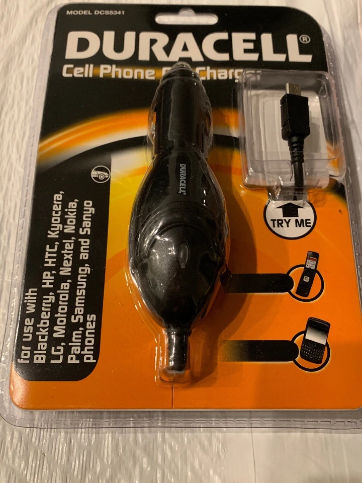 Cargador Coche Teléfono Celular Duracell para Dispositivos Micro USB Foto 1 de 4