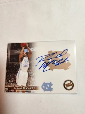 Rashad McCants 2005 年新闻通行证亲笔签名新秀亲笔签名 RC,UNC🏀🔥✍️ — 第 1/2 张图片