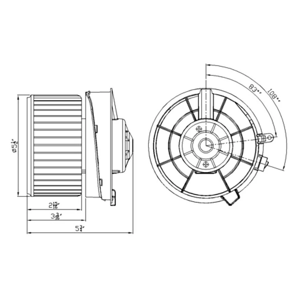 For Nissan Sentra 2007-2012 TYC HVAC Blower Motor Assembly Foto 1 de 1