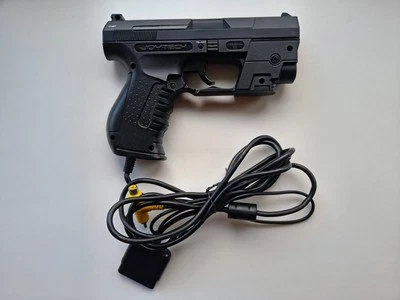 Joytech Sharp Shooter Pro Black Light Gun for Sony PlayStation PS1 PS2 Guncon - Image 1 of 4