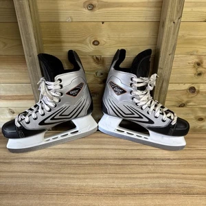 CCM 2.0 Exo-Skel NHL Eishockey Schlittschuhe Schwarz Silber Herren UK 9 EU 43 - Bild 1 von 22