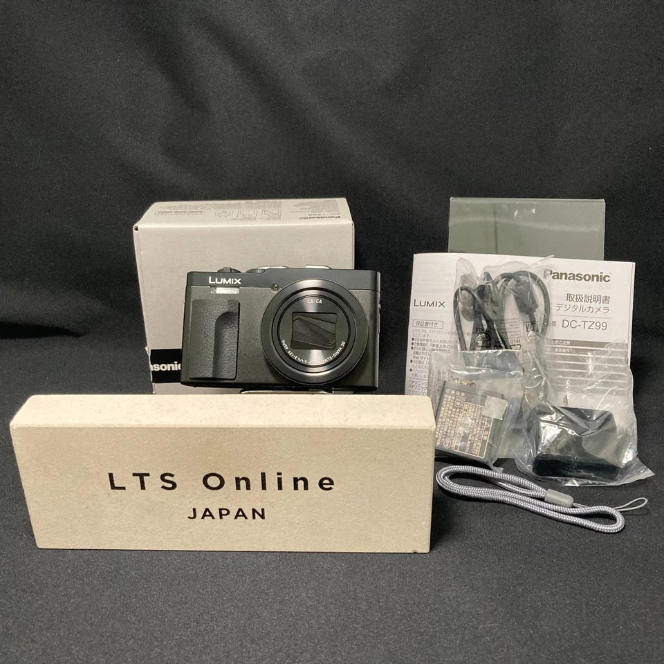 Panasonic LUMIX Compact Digital Camera DC-TZ99-K Black Japan Mint In-stock - Image 1 of 4