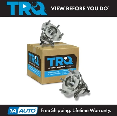 TRQ Front Wheel Hub Bearings Set For 2001-2006 Lexus LS430 - Image 1 of 4