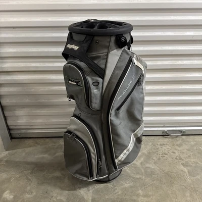 Difícil de encontrar Bolsa Boy Revólver FX Bolsa de golf Divisores de 14 vías Carro giratorio Negro GRIS Foto 1 de 4