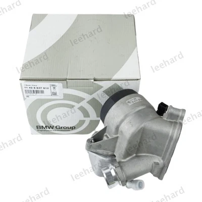 Oil Filter Housing w/ Oil Cooler Gasket for BMW 328i 335i 528i X3 Z4 11428637812 - Image 1 of 4