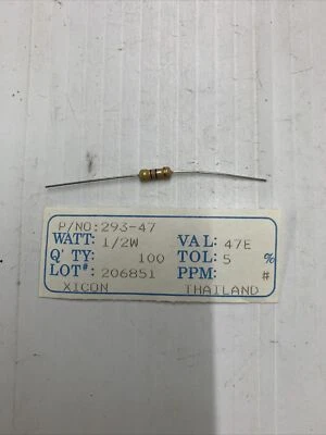 Resistencias Xicon 293-47 Foto 1 de 2