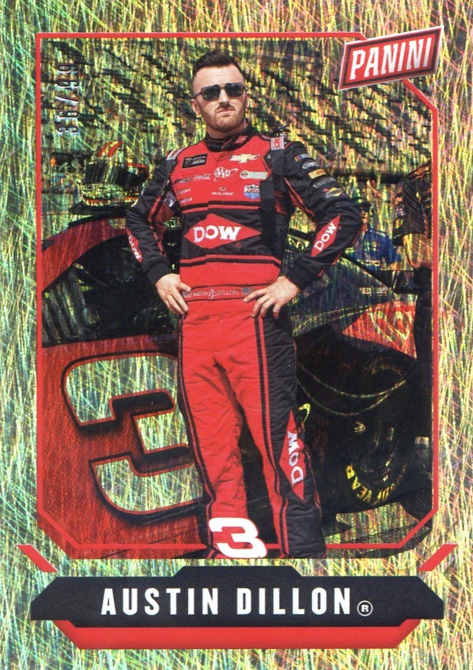 2018 PANINI NATIONAL CONVENTION SILVER PACK AUSTIN DILLON NO. 72 #/99 - Image 1 of 1