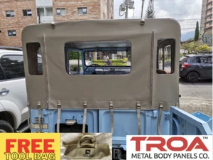 FJ/BJ 40 Soft Top KIT : Soft top and Frame KIT. FREE TOOL BAG - Picture 1 of 9