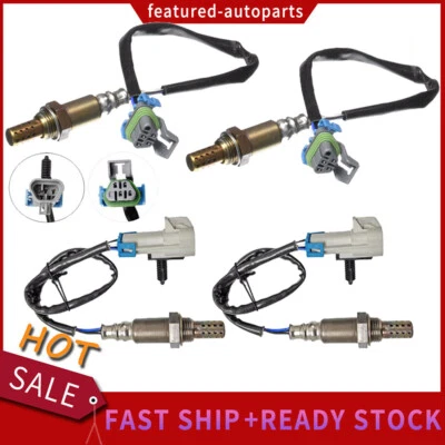 Set Of 4 Oxygen Sensor For 2007 2008 GMC Acadia Saturn Outlook 3.6L Upper+Lower - Image 1 of 4