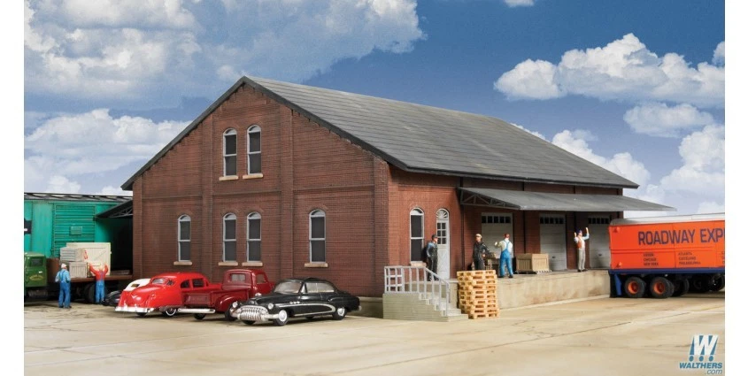 HO-Gauge - Walthers - Brick Freight House - Image 1 of 1