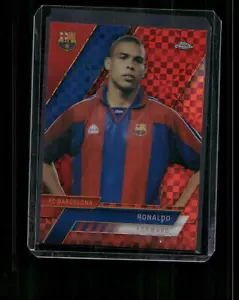 2022-23 Topps Chrome FC Barcelona #33 Ronaldo Red X-Fractor #/5 - Picture 1 of 2