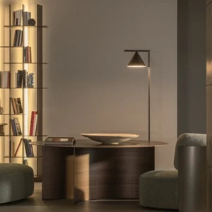 John Lewis Flos Captain Flint LED Floor Lamp, Anthracite /White Marble RRP £1250 - Picture 1 of 24