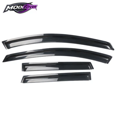 Fit 09-13 Nissan Rogue 14-15 Rogue Select Window Visor Rain Guard Wind Deflector - Image 1 of 4