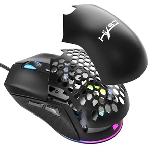 Wired Gaming Mouse Ultra Lightweight 7200 DPI 6 Programmable Buttons PC Mice - Picture 1 of 16