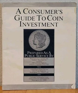 A Consumer's Guide To Coin Investment - Prepared As A Public Service....1988 - Picture 1 of 10