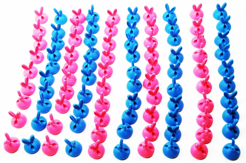 100 Bunny Ear Cord Organizer - Wholesale Lot Of - Kids Desk- Stocking Suffers - Image 1 of 3