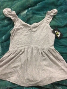 Art Class Pink Top Open Back Bow Ruffle Size L New Nwt Girls Size 10/12 - Picture 1 of 8