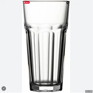 Set of 12 - Heavy Base 16 oz Glass Drinking Pint Glasses for Water Juice Beer - Picture 1 of 4