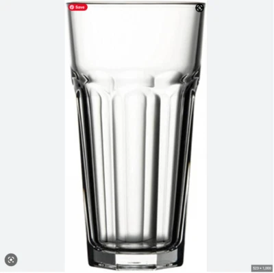 Set of 12 - Heavy Base 16 oz Glass Drinking Pint Glasses for Water Juice Beer - Image 1 of 4