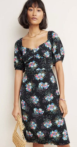 VALENTINO Mini abito nuovo con etichette Anthropologie Scarletta Sweetheart taglia 4 #127