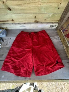 Jordan Shorts Red youth Size XL 163-175CM Jordan shorts EUC - Picture 1 of 7