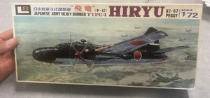 Kl-67 Peggy Hiryu Ejército Japonés Bombardero Pesado Escala 1/72 Modelo Kit - Imagen 1 de 8