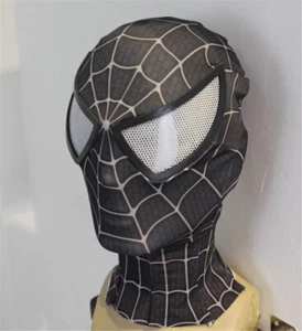 New Black Venom Spider-Man Mask Spiderman Halloween Cosplay Costume Masks Props - Picture 1 of 5