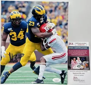 Michael Barrett Signed 8x10 Photo Michigan Wolverines Autograph JSA COA - Picture 1 of 3