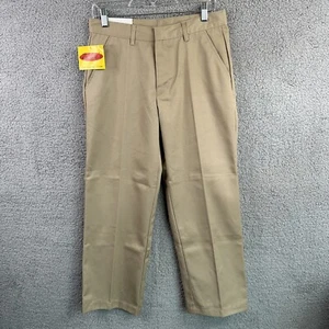 Zemsky’s Boys Pants Official School Uniforms Khaki Chino Pants Size 14 Husky NWT - Picture 1 of 7