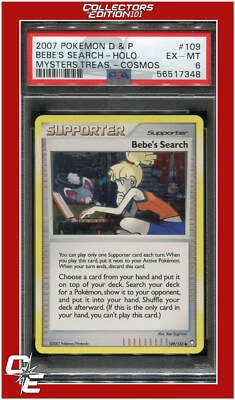 Mysterious Treasures 109 Bebe's Search Cosmos Holo PSA 6 - Image 1 of 2